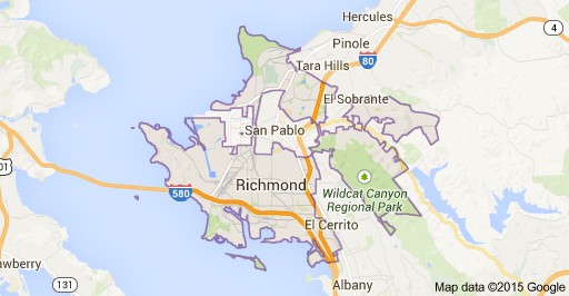 map richmond