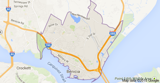 Benicia Map