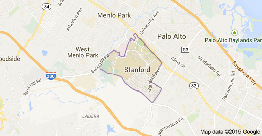 map stanford