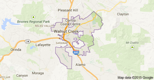 map walnut creek