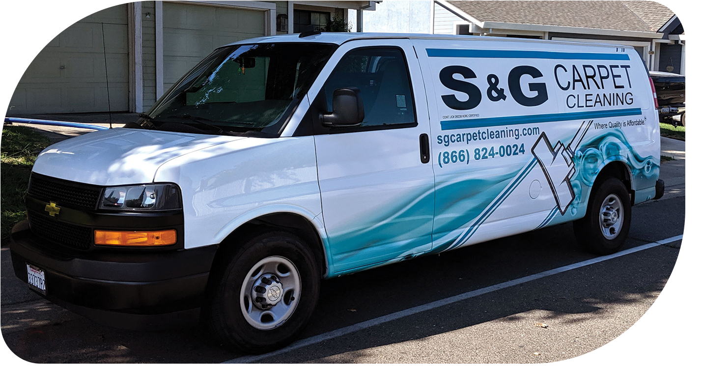 SG Carpet Cleaning Van