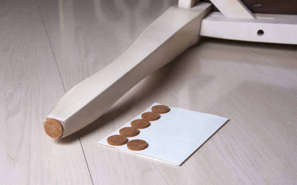 Felt Pads to Protect Floors from Furniture Scratching