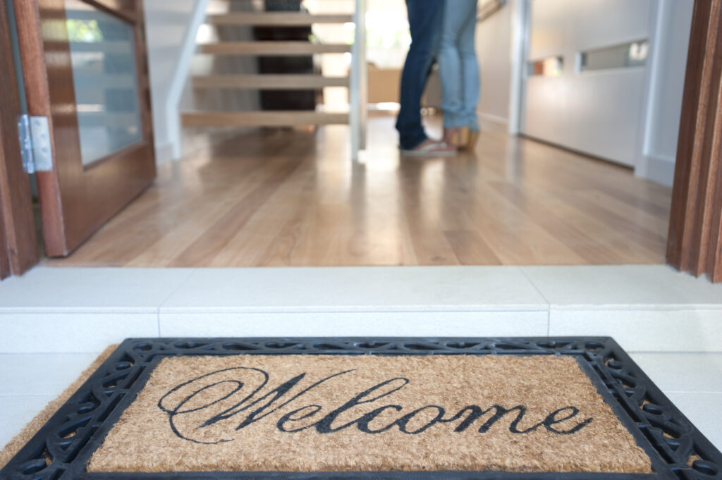 Welcome Mats for Doors Protect Vinyl Floors