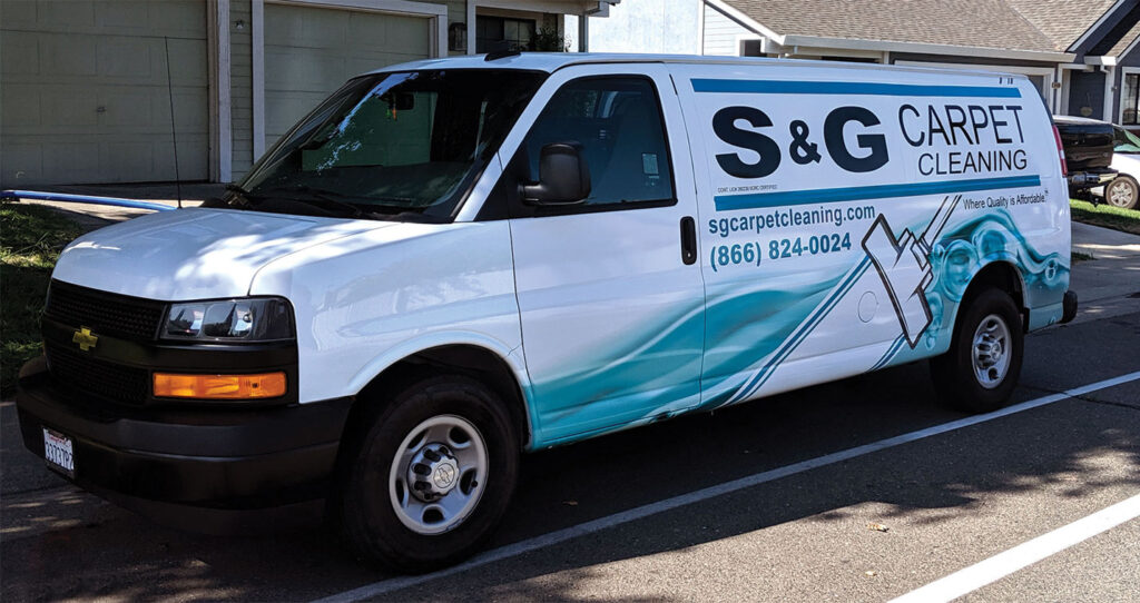 S&G Carpet Cleaning Van